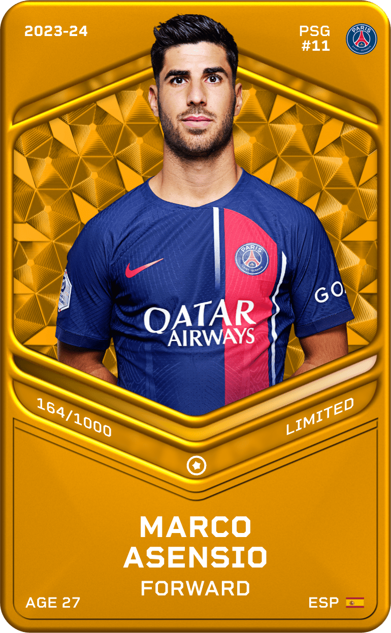 Marco Asensio 2023-24 • Limited 164/1000