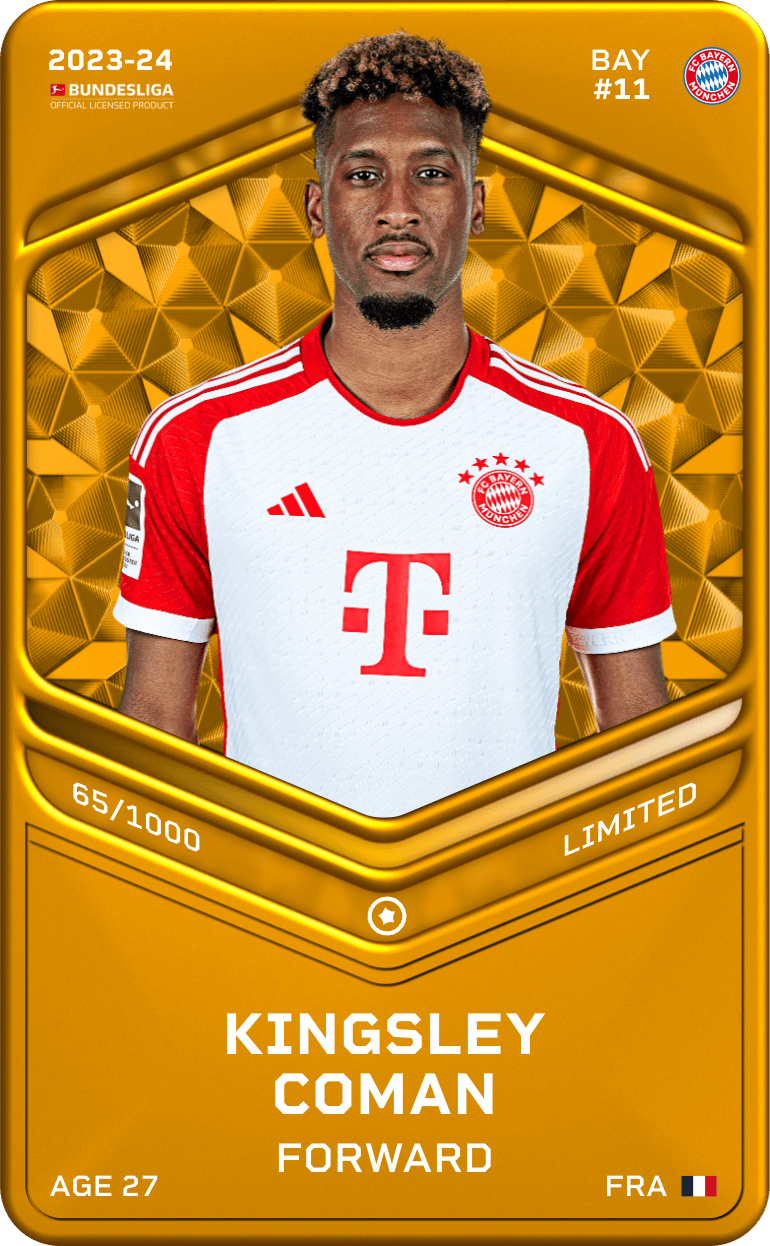 Kingsley Coman 2023-24 • Limited 65/1000