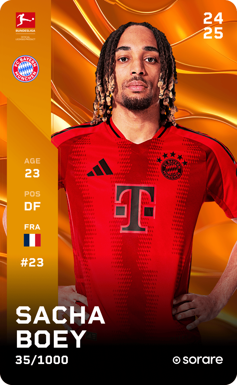 Sacha Boey 2024-25 • Limited 35/1000