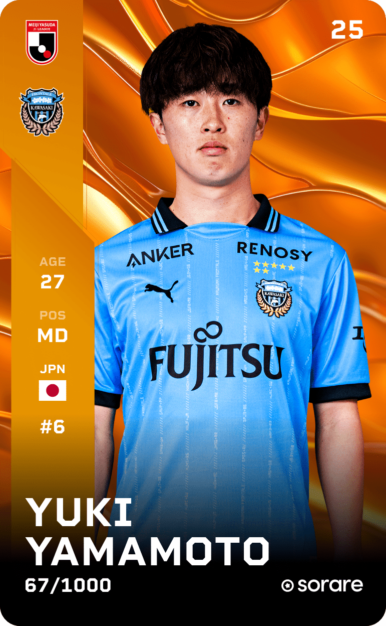 Yuki Yamamoto 2025-26 • Limited 67/1000