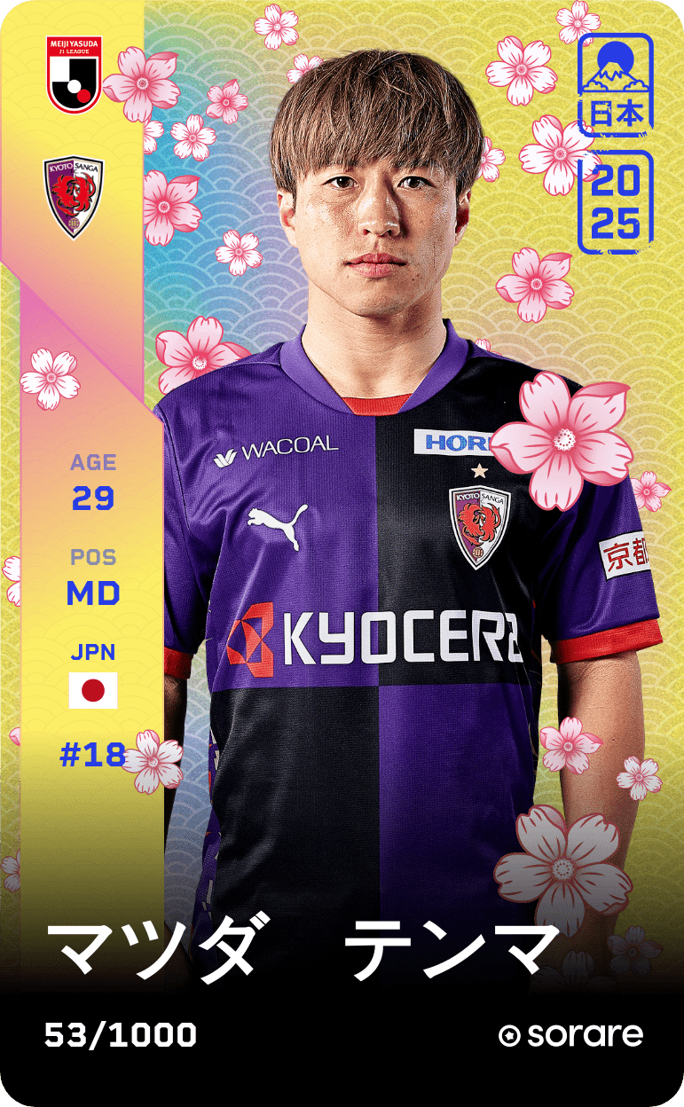 Temma Matsuda 2025-26 • Limited 53/1000