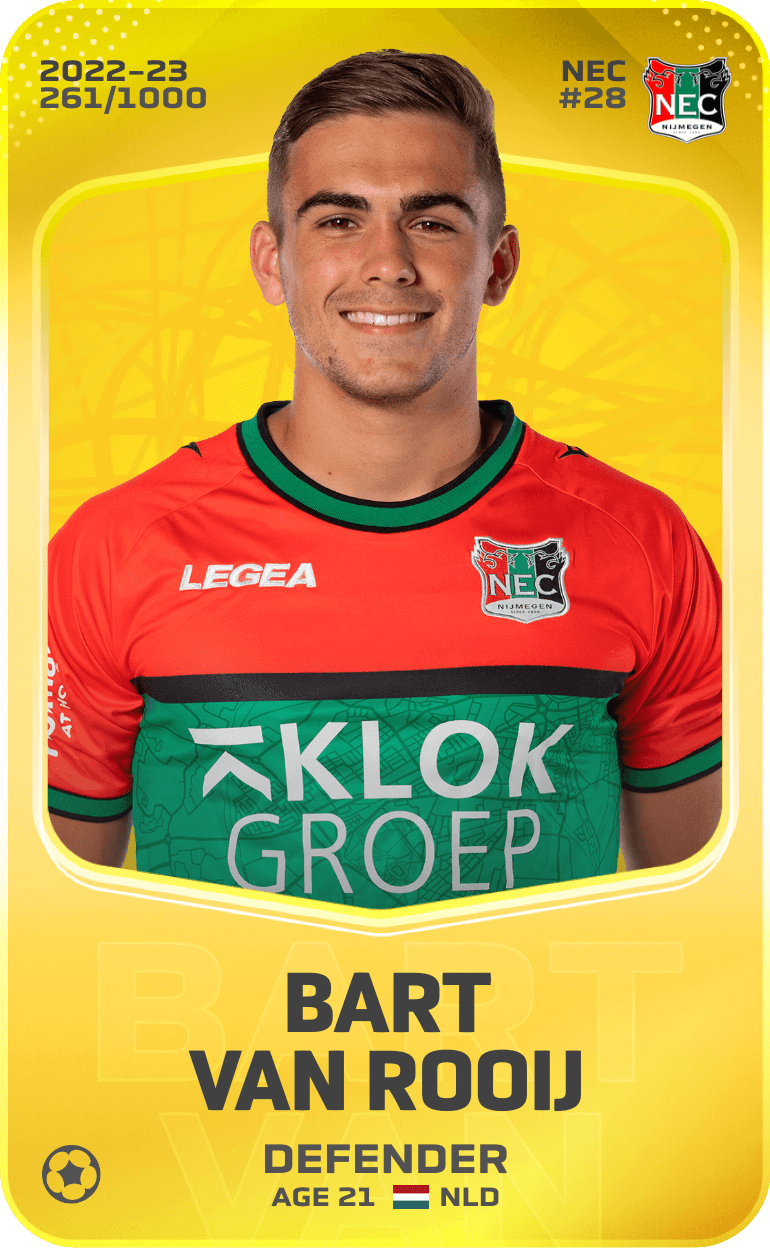 Bart van Rooij 2022-23 • Limited 261/1000
