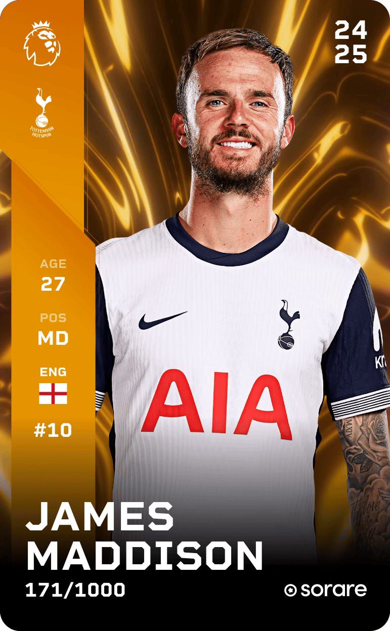 James Maddison 2024-25 • Limited 171/1000