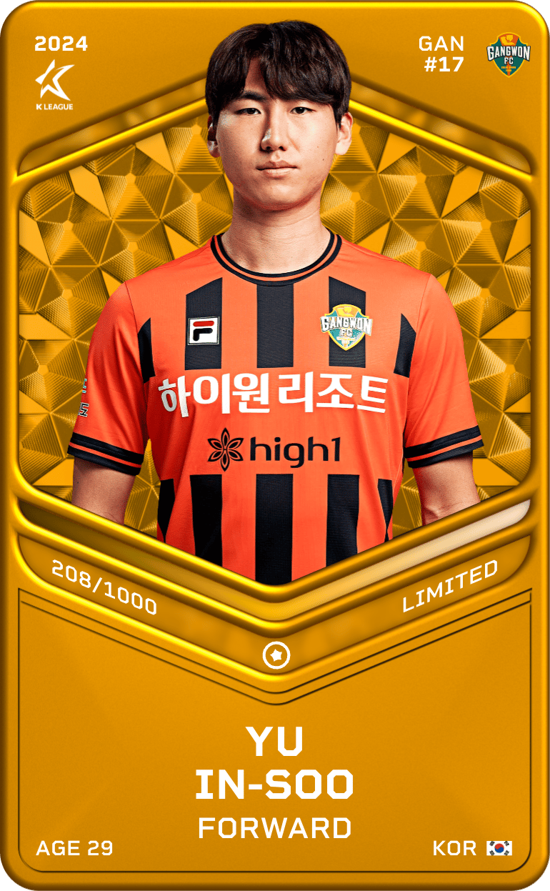 Yu In-Soo 2024-25 • Limited 208/1000