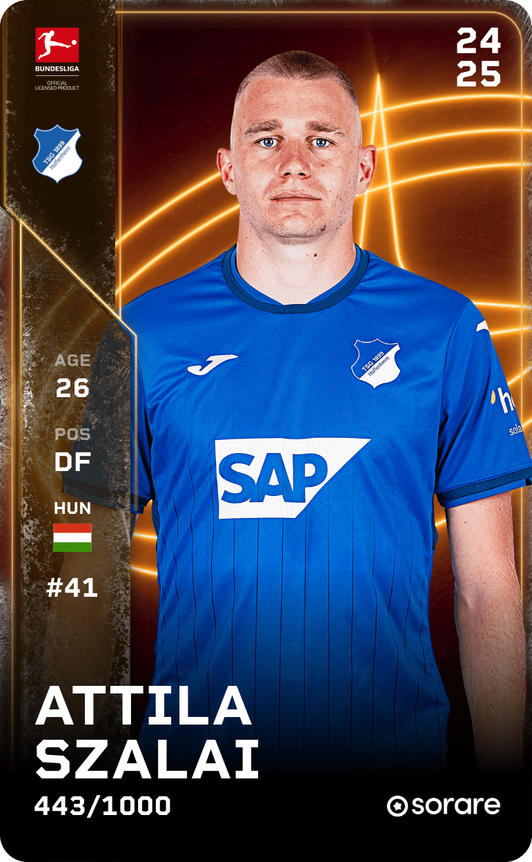 Attila Szalai 2024-25 • Limited 443/1000