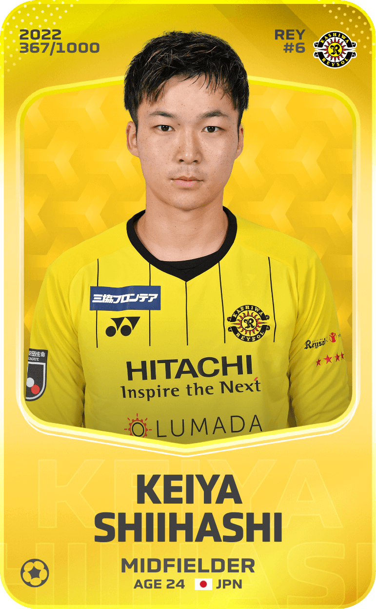 Keiya Shiihashi 2022-23 • Limited 367/1000