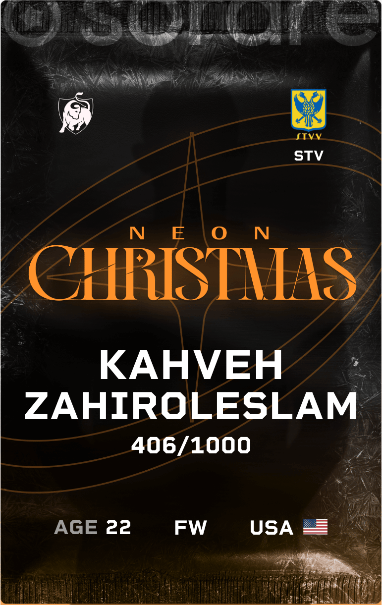 Kahveh Zahiroleslam 2024-25 • Limited 406/1000