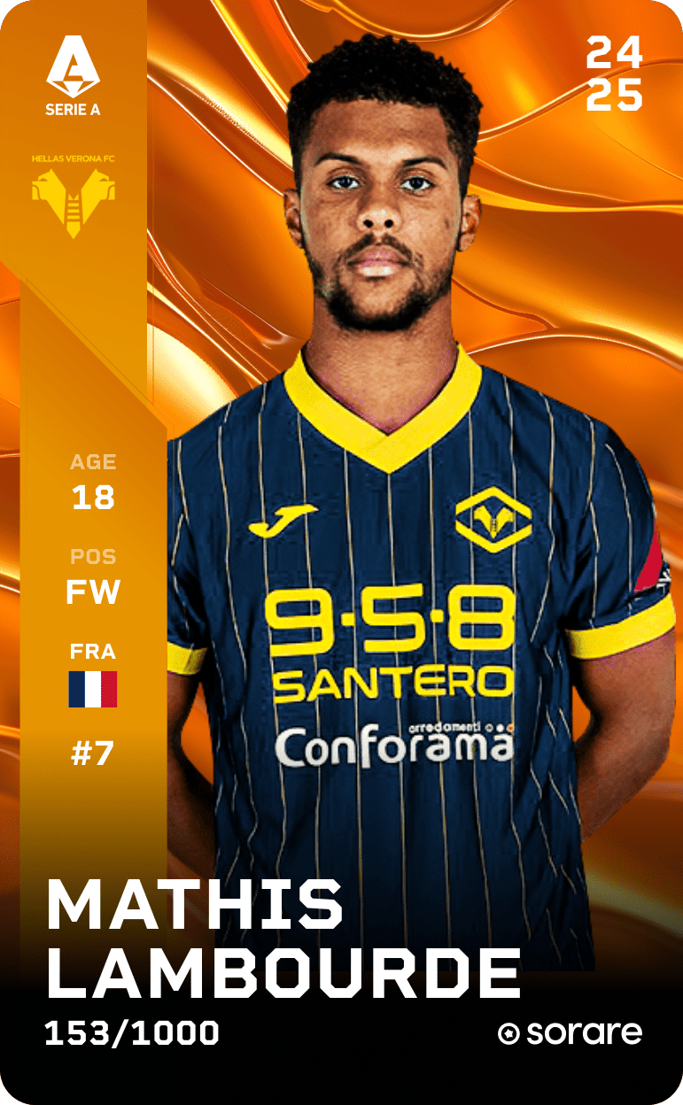 Mathis lambourde 2024-25 • Limited 153/1000
