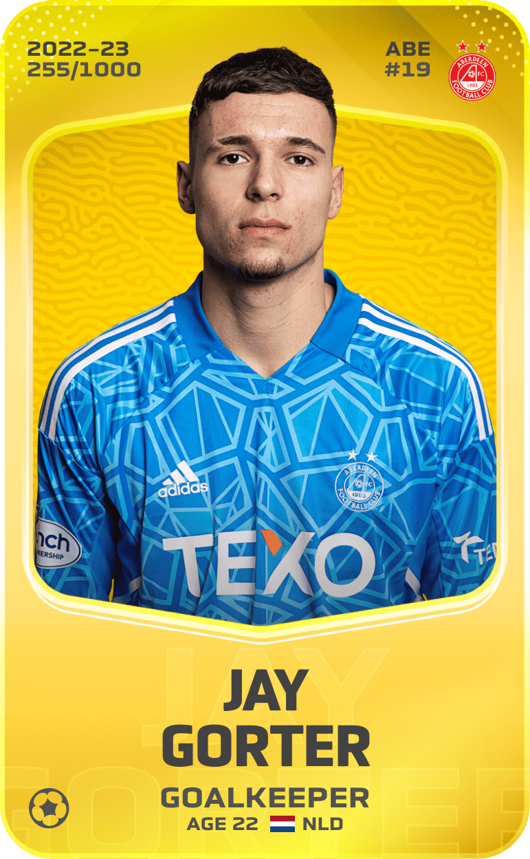 Jay Gorter 2022-23 • Limited 255/1000
