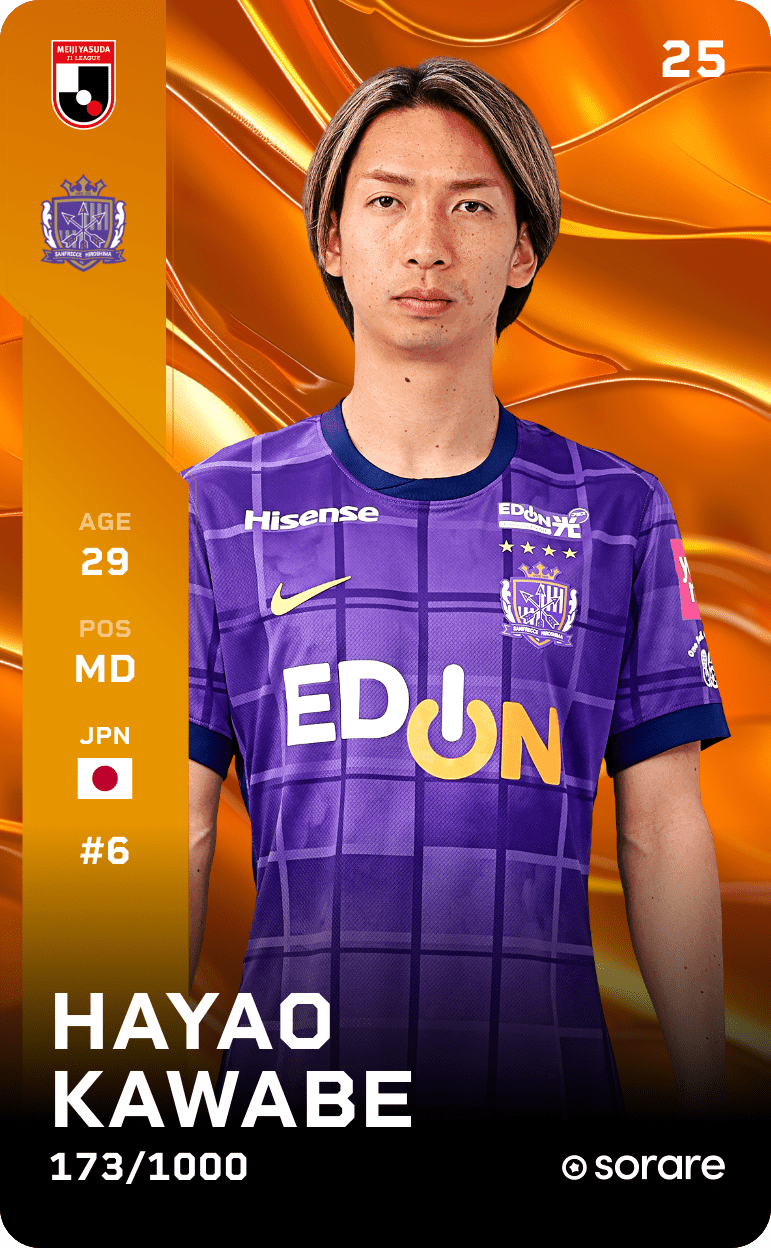 Hayao Kawabe 2025-26 • Limited 173/1000