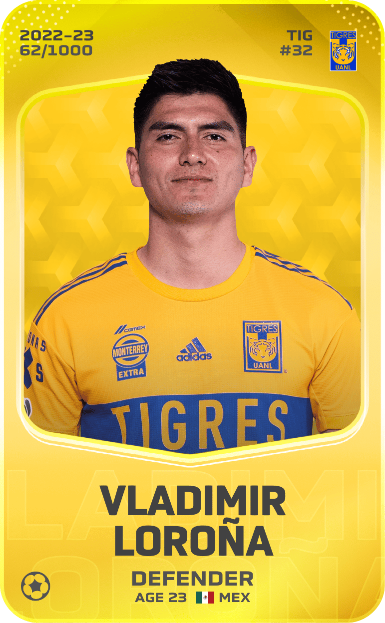 Vladimir Loroña 2022-23 • Limited 62/1000