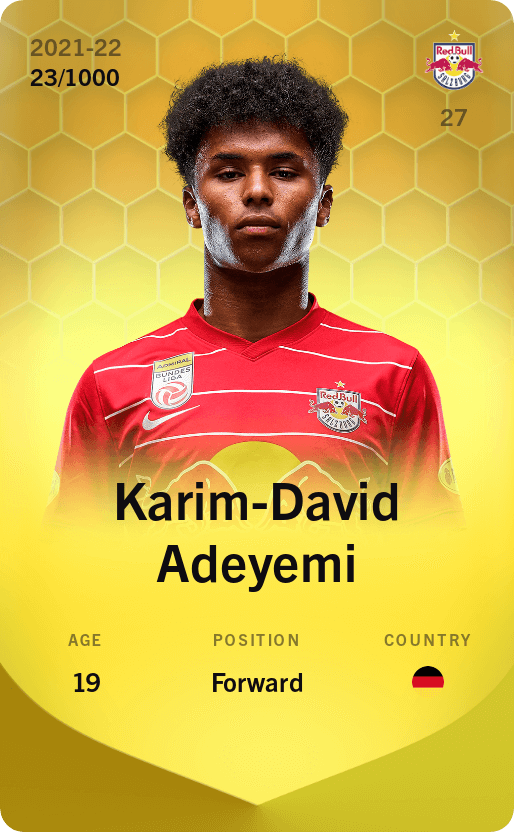 Karim-David Adeyemi 2021-22 • Limited 23/1000