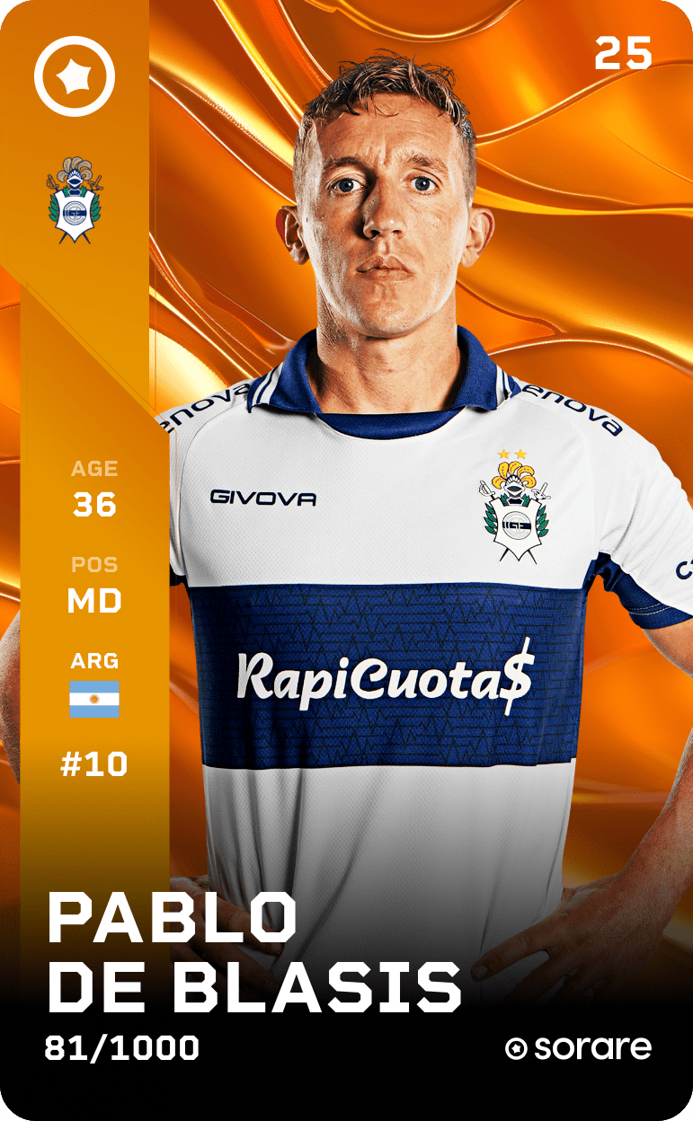 Pablo De Blasis 2025-26 • Limited 81/1000