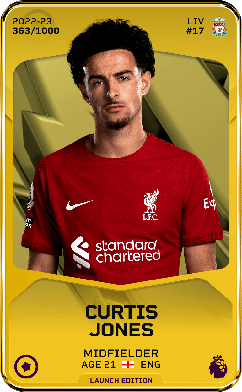 Curtis Jones 2022-23 • Limited 363/1000
