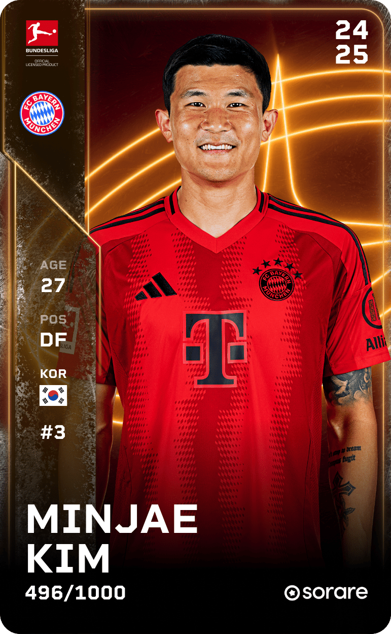 Minjae Kim  2024-25 • Limited 496/1000