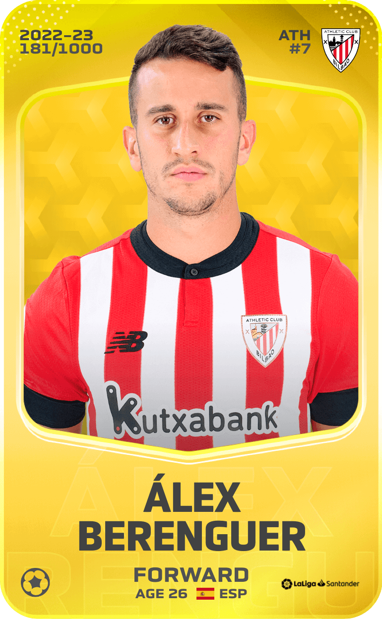 Álex Berenguer 2022-23 • Limited 181/1000