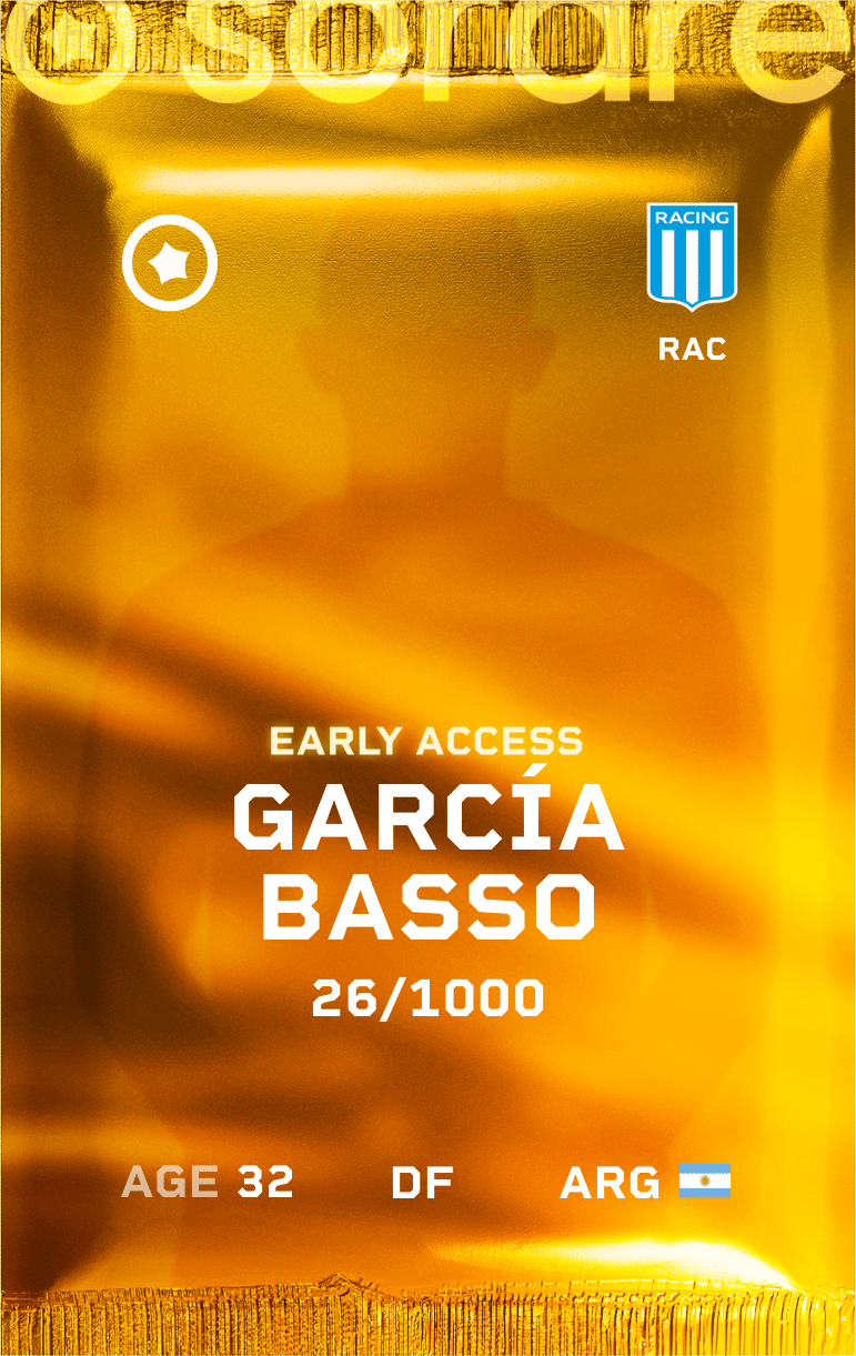 Agustín García 2025-26 • Limited 26/1000