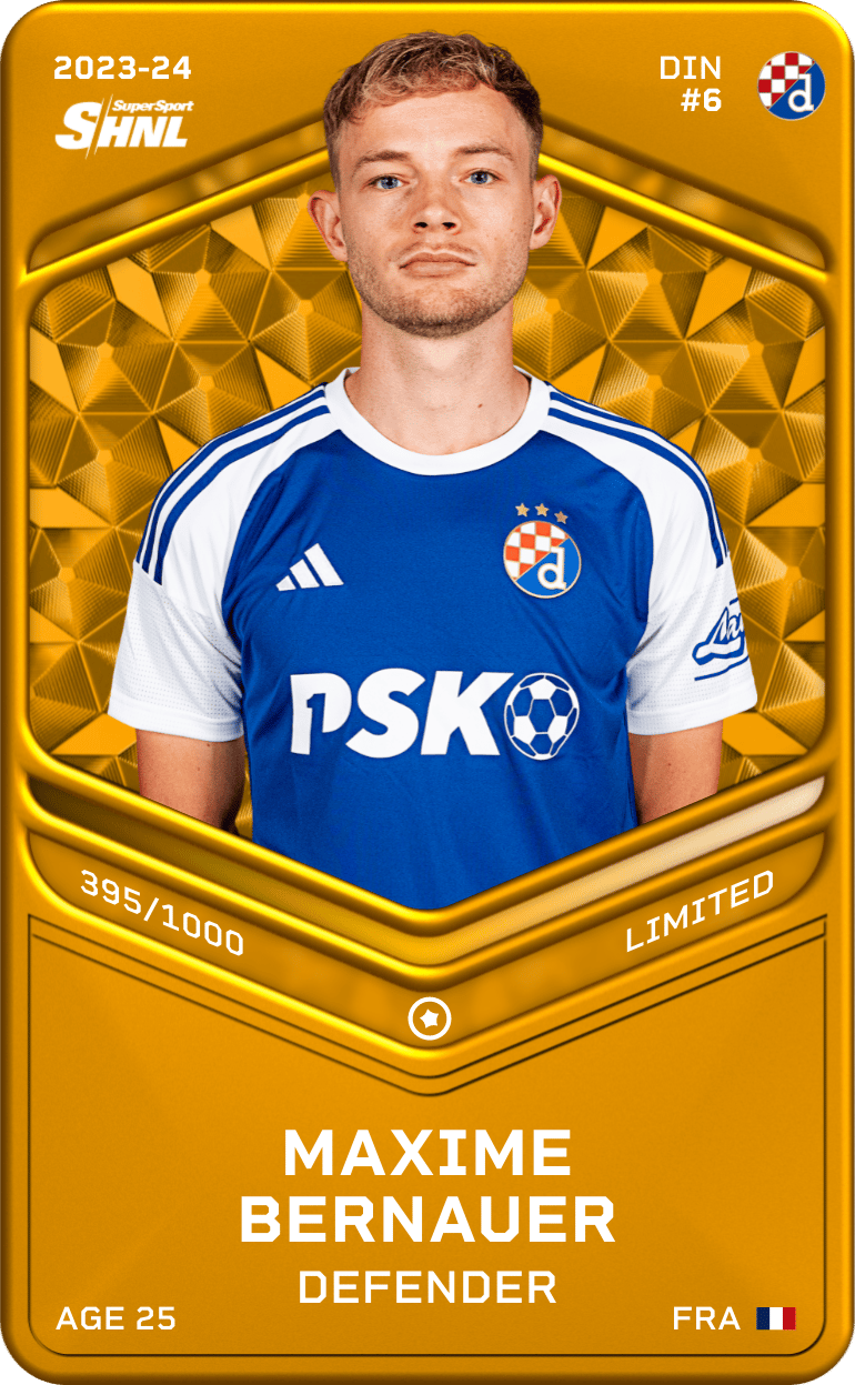 Maxime Bernauer 2023-24 • Limited 395/1000