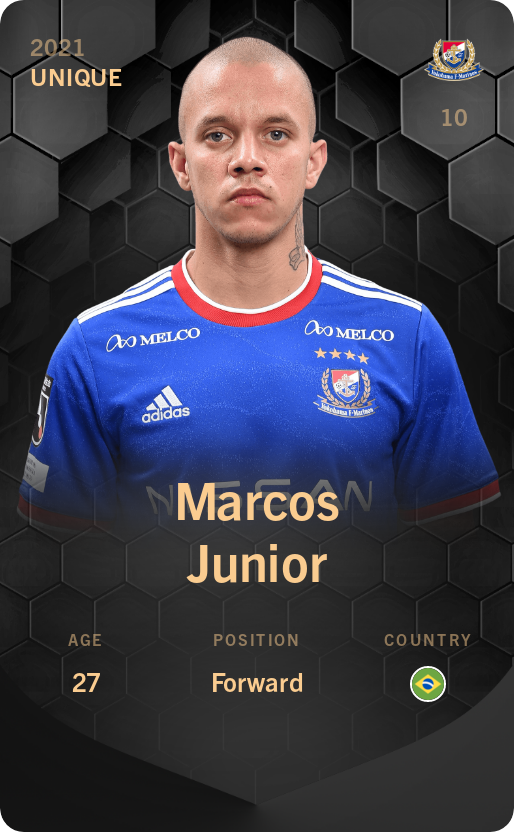 Sorare - Sorare Official - Marcos Junior 2021-22 • Unique - NFT # 85514071641925812565559305059523060516279585526312198031055149384859058880518