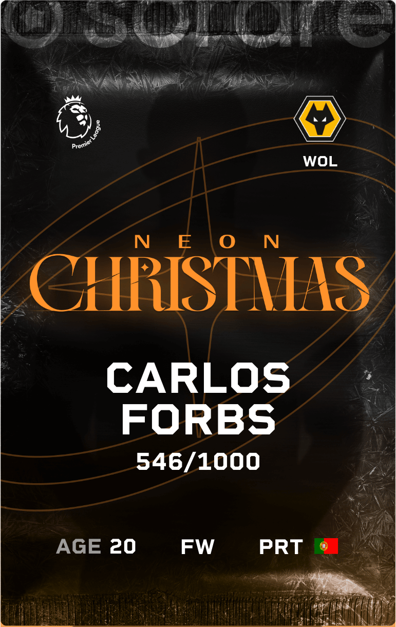 Carlos Forbs 2024-25 • Limited 546/1000