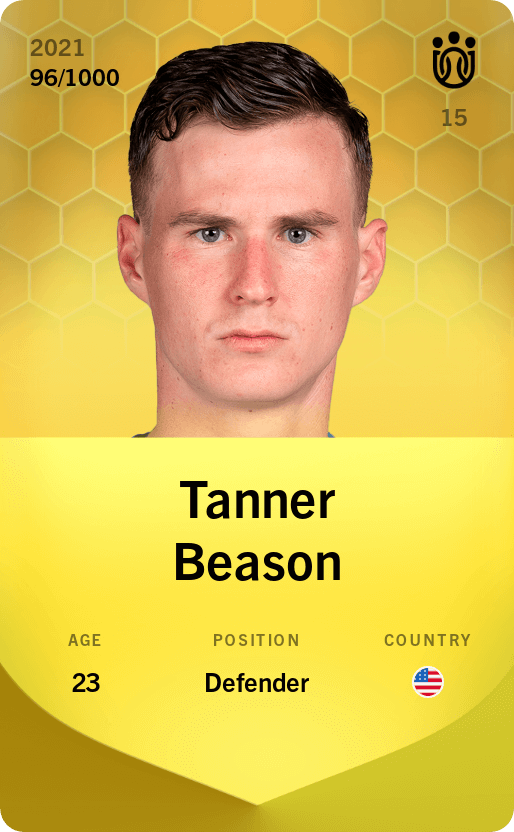 Tanner Beason 2021-22 • Limited 96/1000