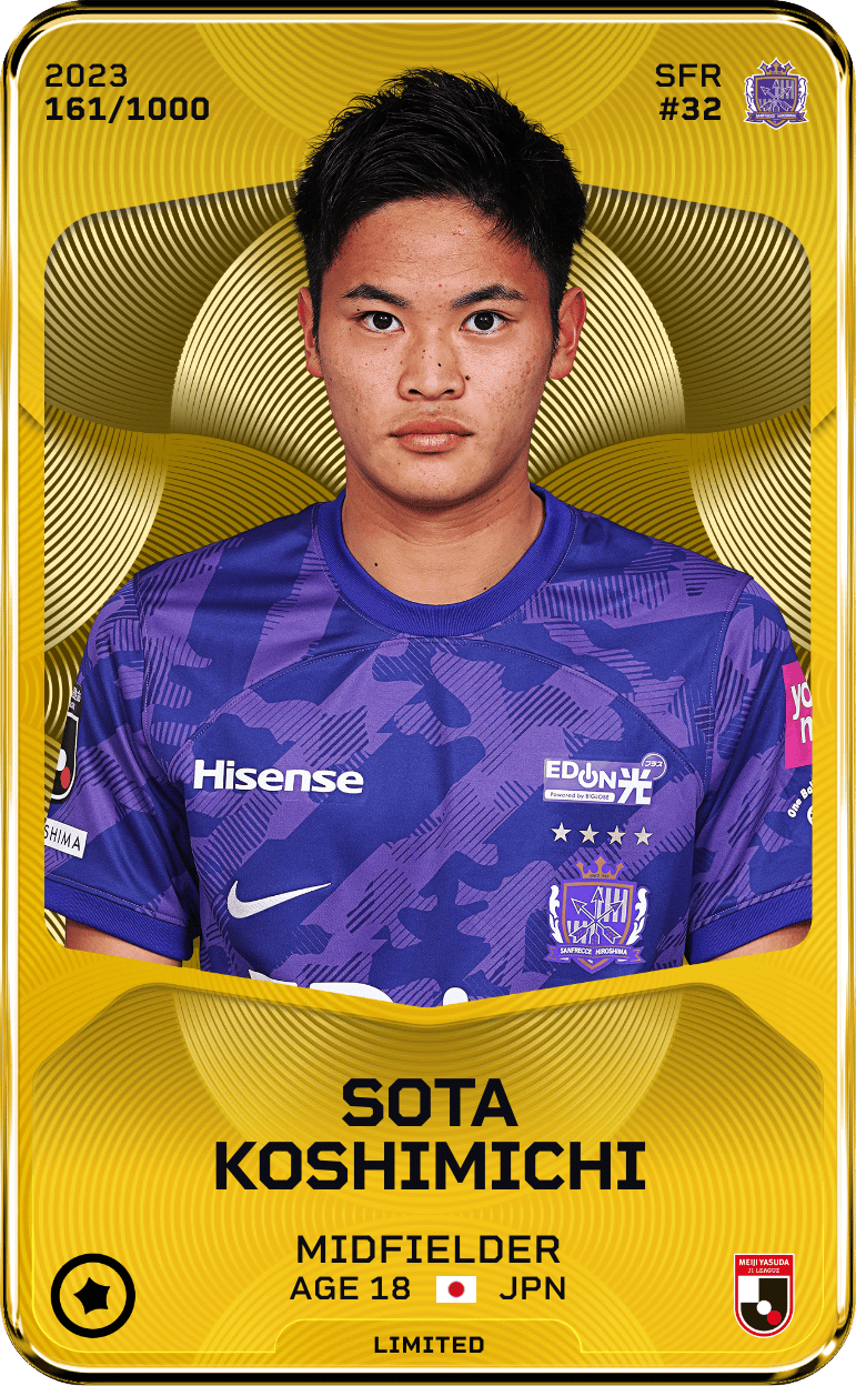 Sota Koshimichi 2023-24 • Limited 161/1000