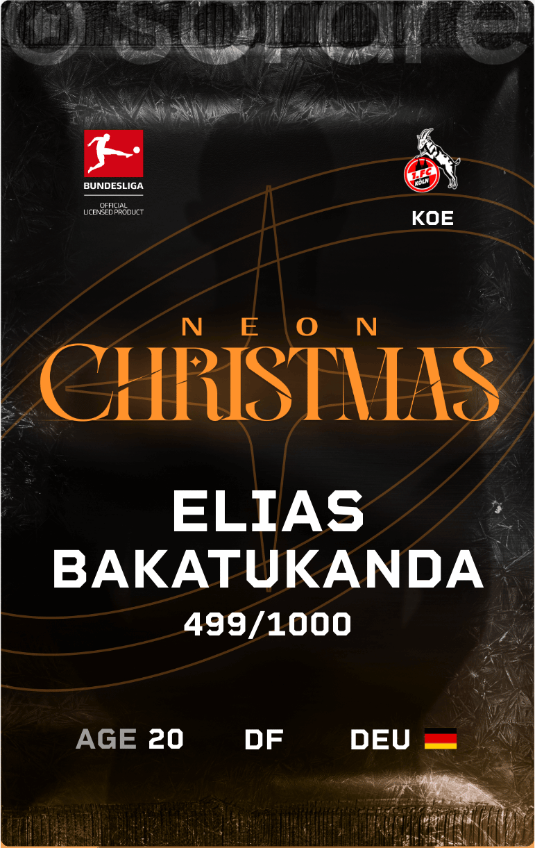Elias Bakatukanda 2024-25 • Limited 499/1000