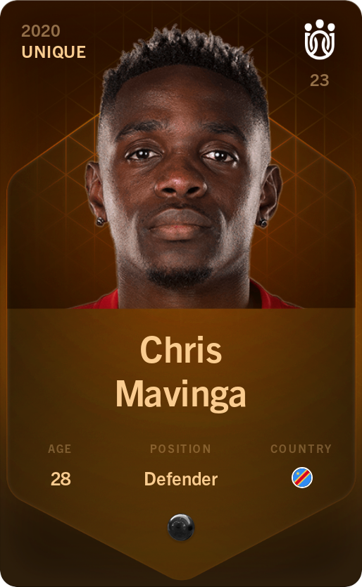 Sorare - Sorare Official - Chris Mavinga 2020-21 • Unique - NFT # 38256574431773497473974419403551827614310996383740916237985070343847961988471
