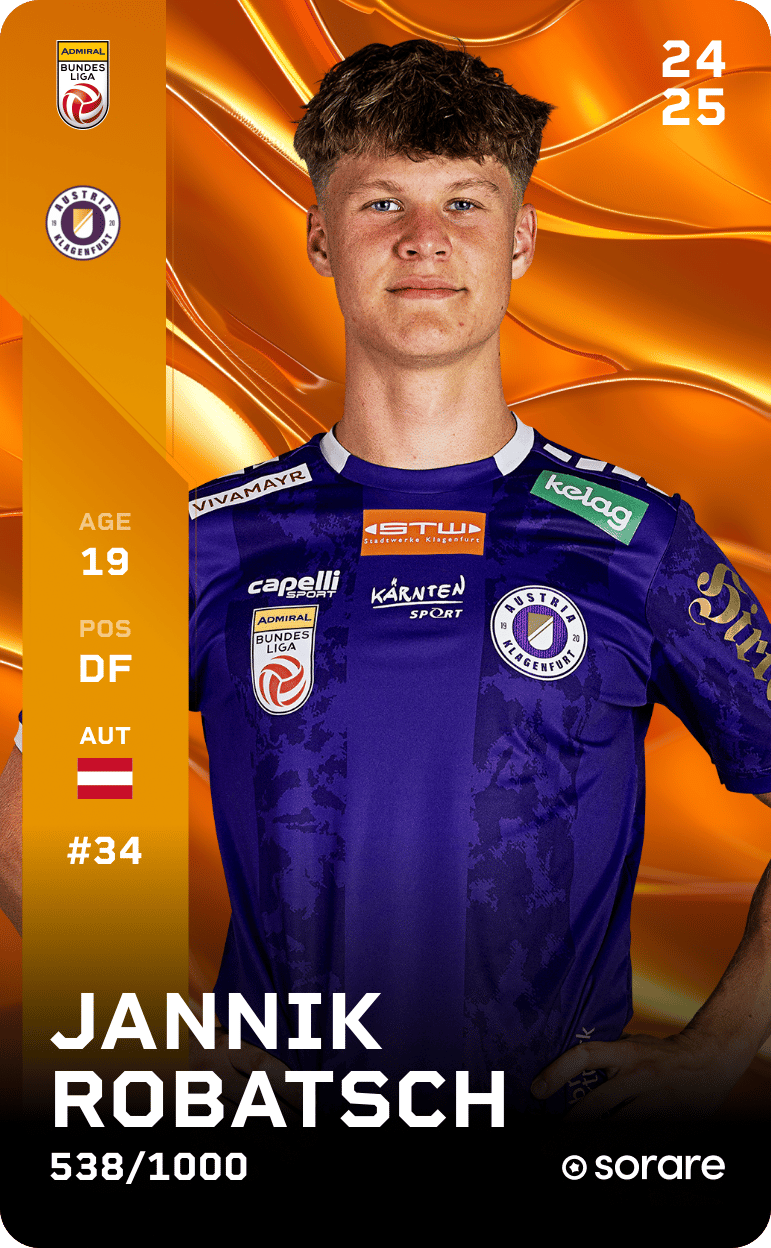 Jannik Robatsch 2024-25 • Limited 538/1000