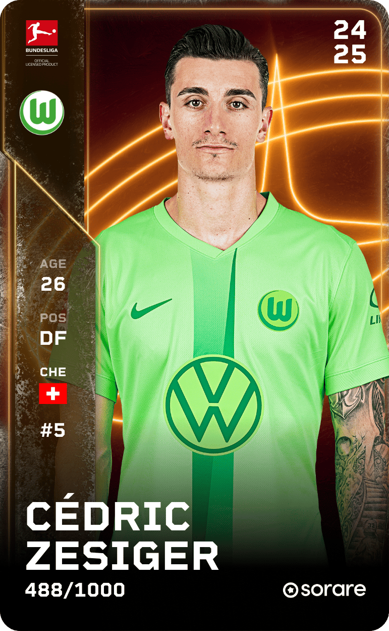 Cédric Zesiger 2024-25 • Limited 488/1000