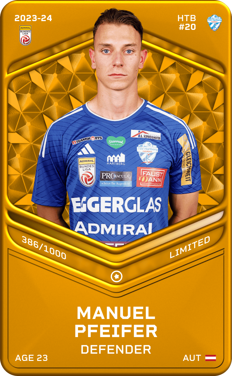 Manuel Pfeifer 2023-24 • Limited 386/1000