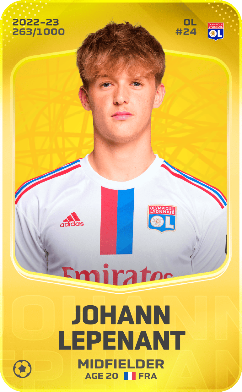 Johann Lepenant 2022-23 • Limited 263/1000