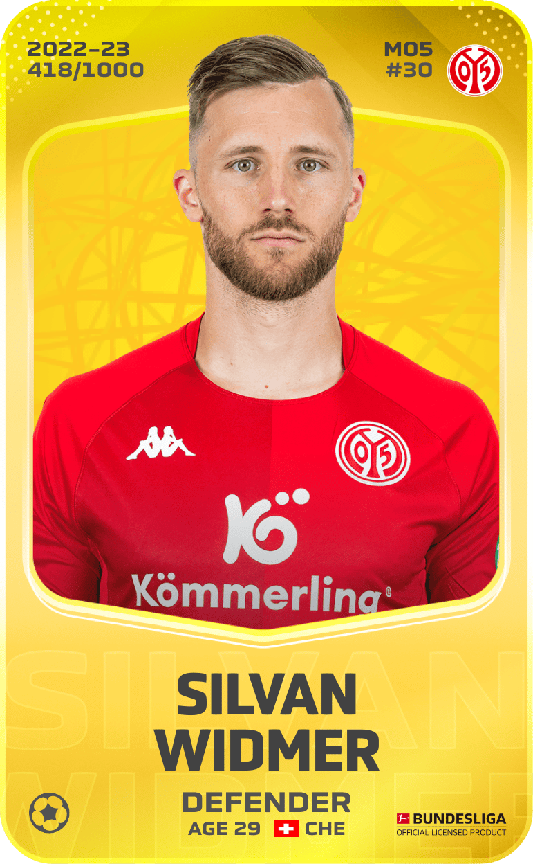 Silvan Widmer 2022-23 • Limited 418/1000