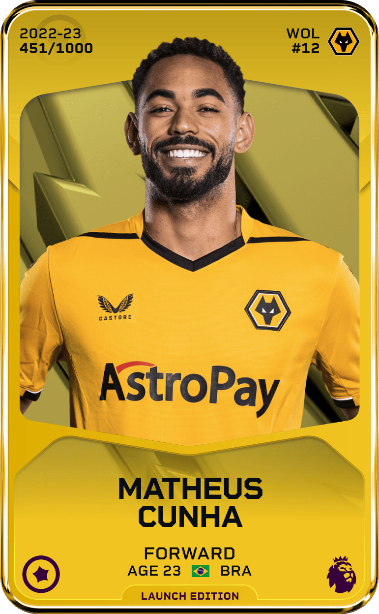 Matheus Cunha 2022-23 • Limited 451/1000