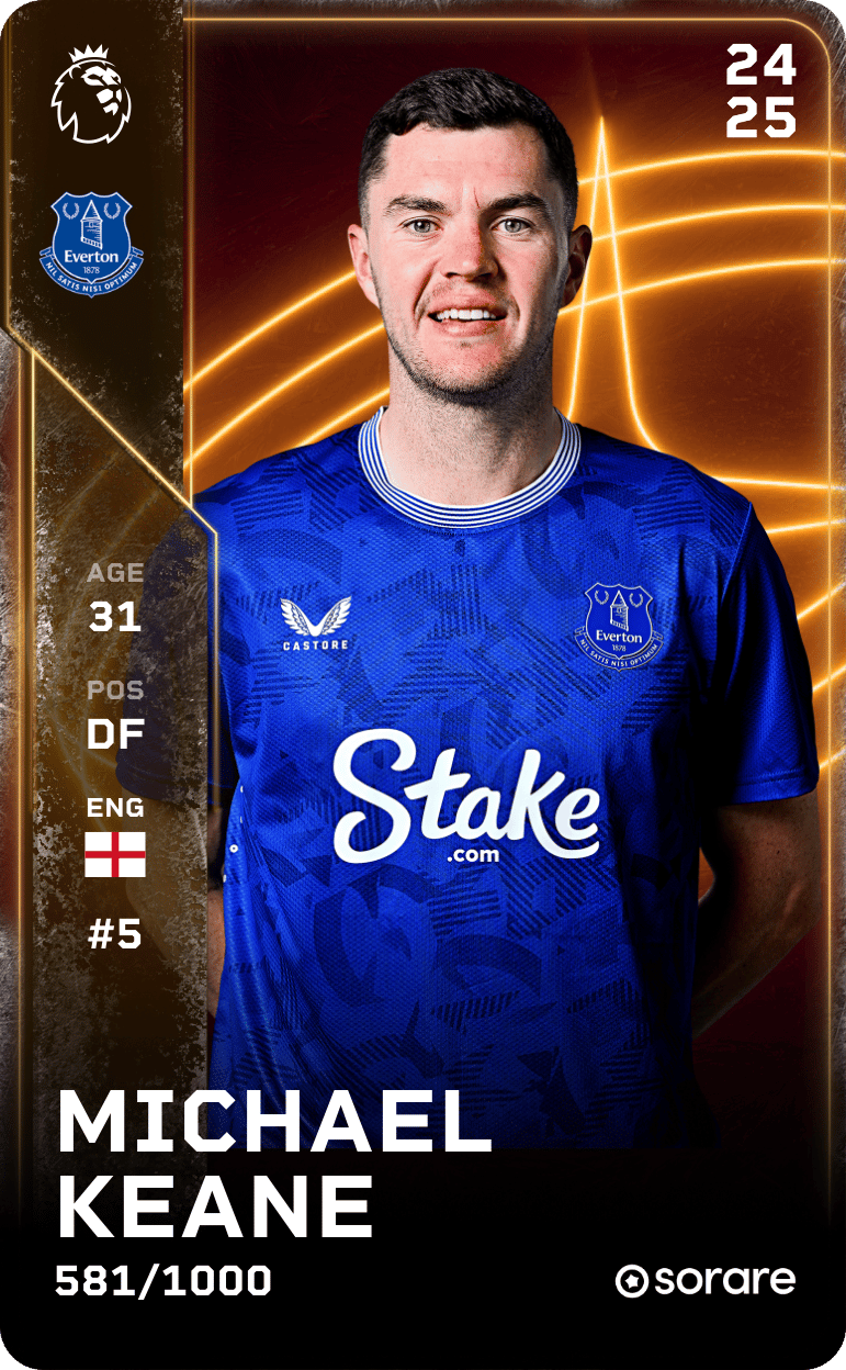 Michael Keane 2024-25 • Limited 581/1000
