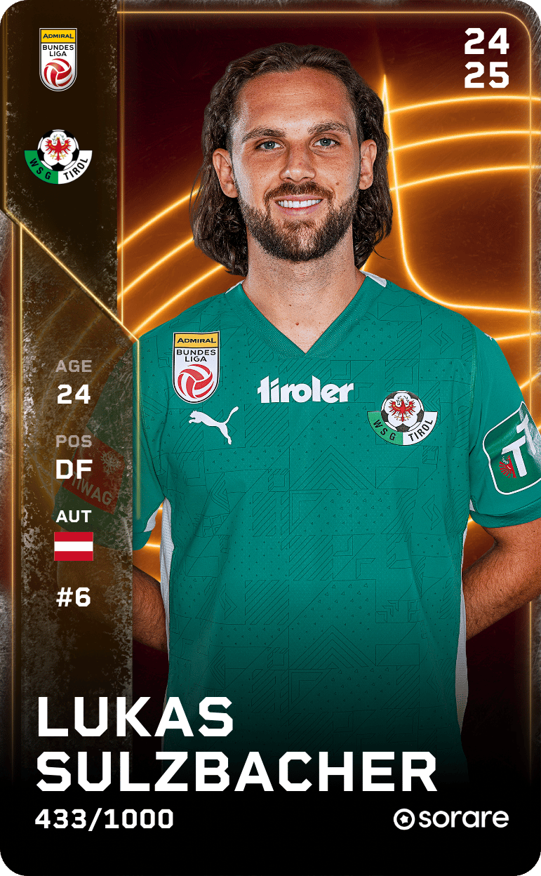 Lukas Sulzbacher 2024-25 • Limited 433/1000