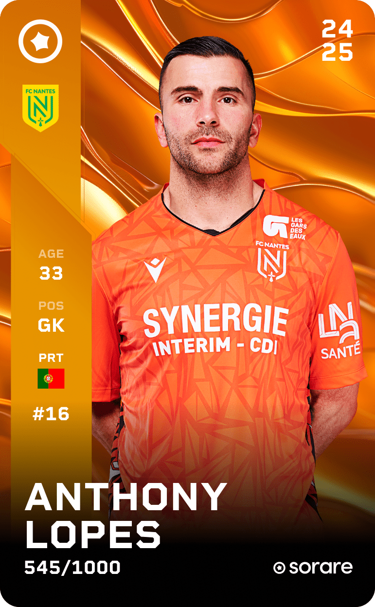 Anthony Lopes 2024-25 • Limited 545/1000