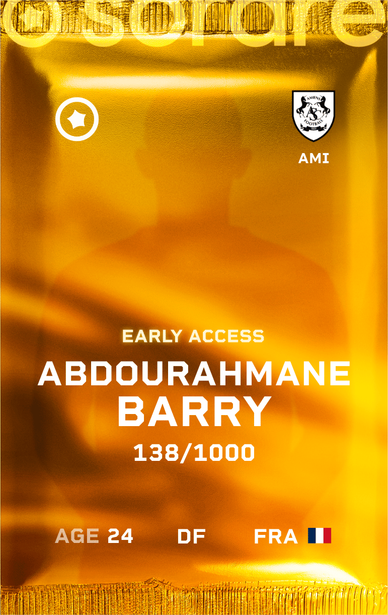 Abdourahmane Barry 2024-25 • Limited 138/1000