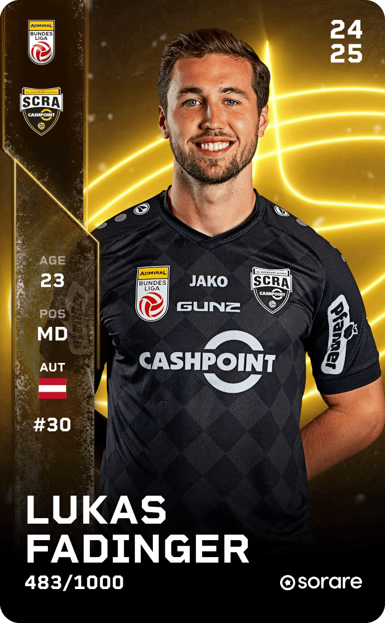 Lukas Fadinger 2024-25 • Limited 483/1000