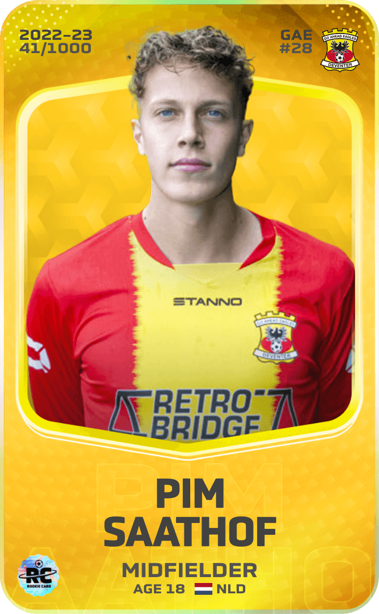 Pim Saathof 2022-23 • Limited 41/1000