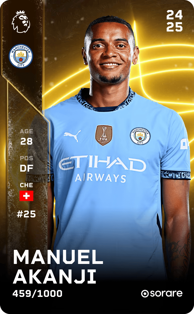 Manuel Akanji 2024-25 • Limited 459/1000