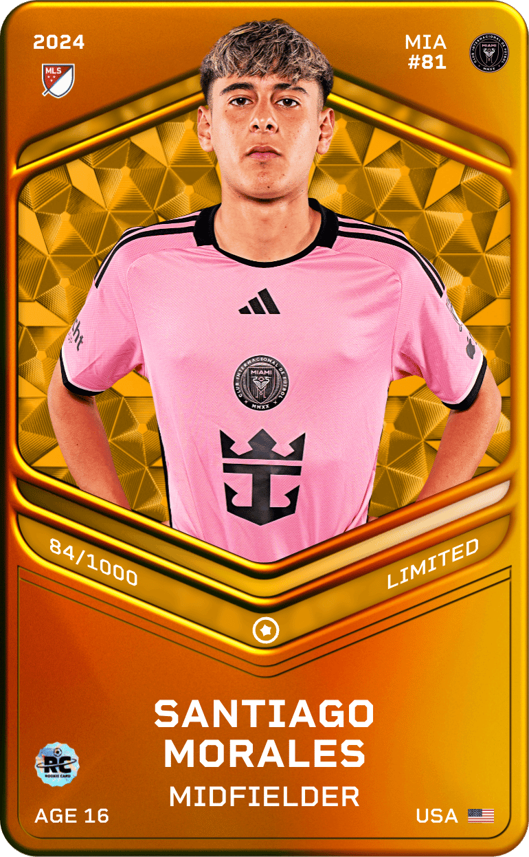 Santiago Morales 2024-25 • Limited 84/1000