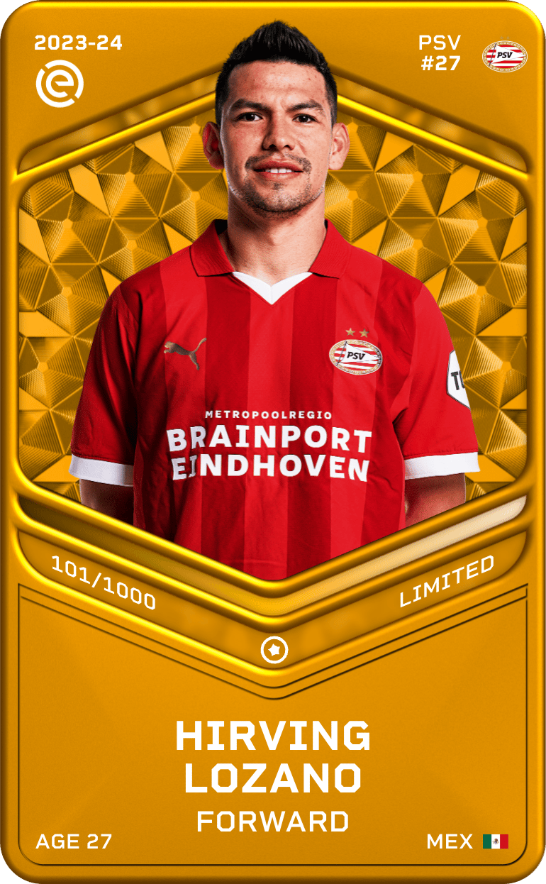 Hirving Lozano 2023-24 • Limited 101/1000