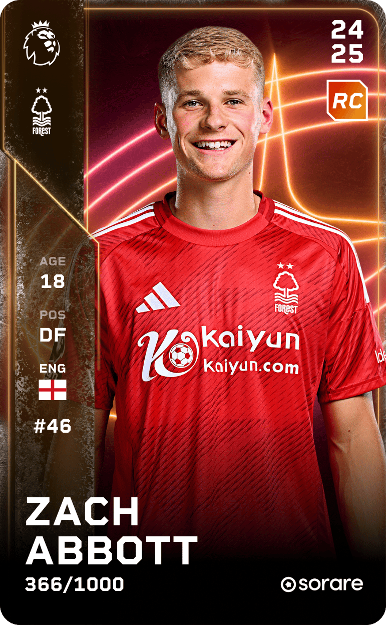 Zach Abbott 2024-25 • Limited 366/1000