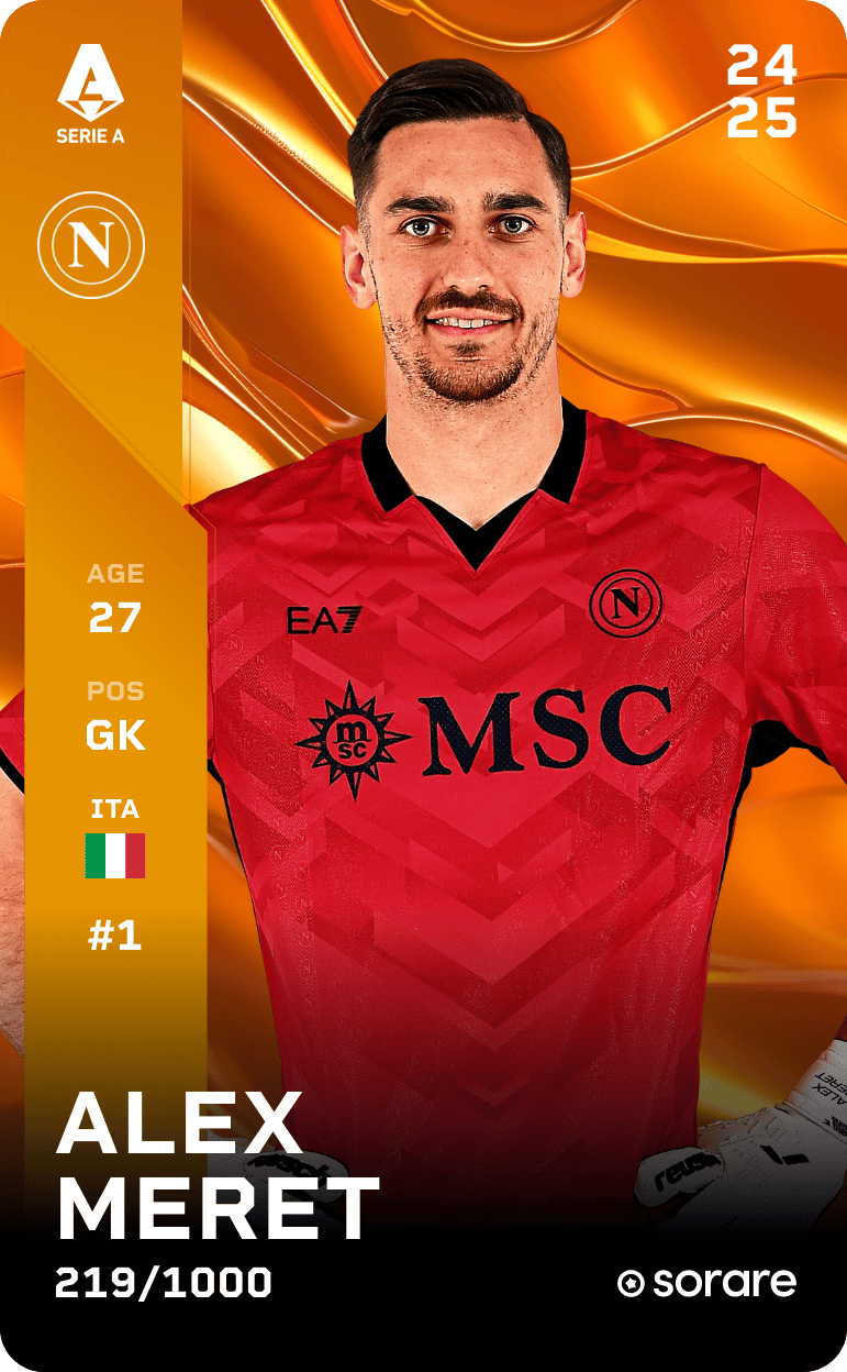 Alex Meret 2024-25 • Limited 219/1000