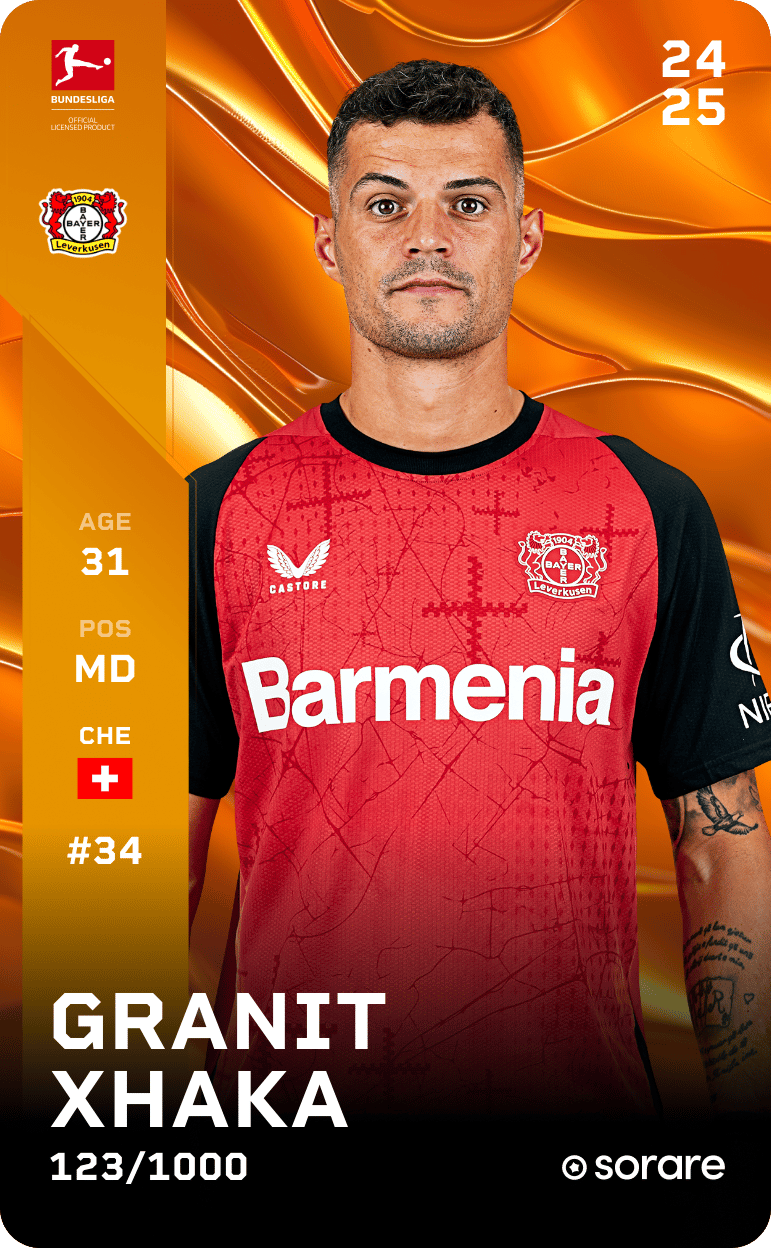 Granit Xhaka 2024-25 • Limited 123/1000
