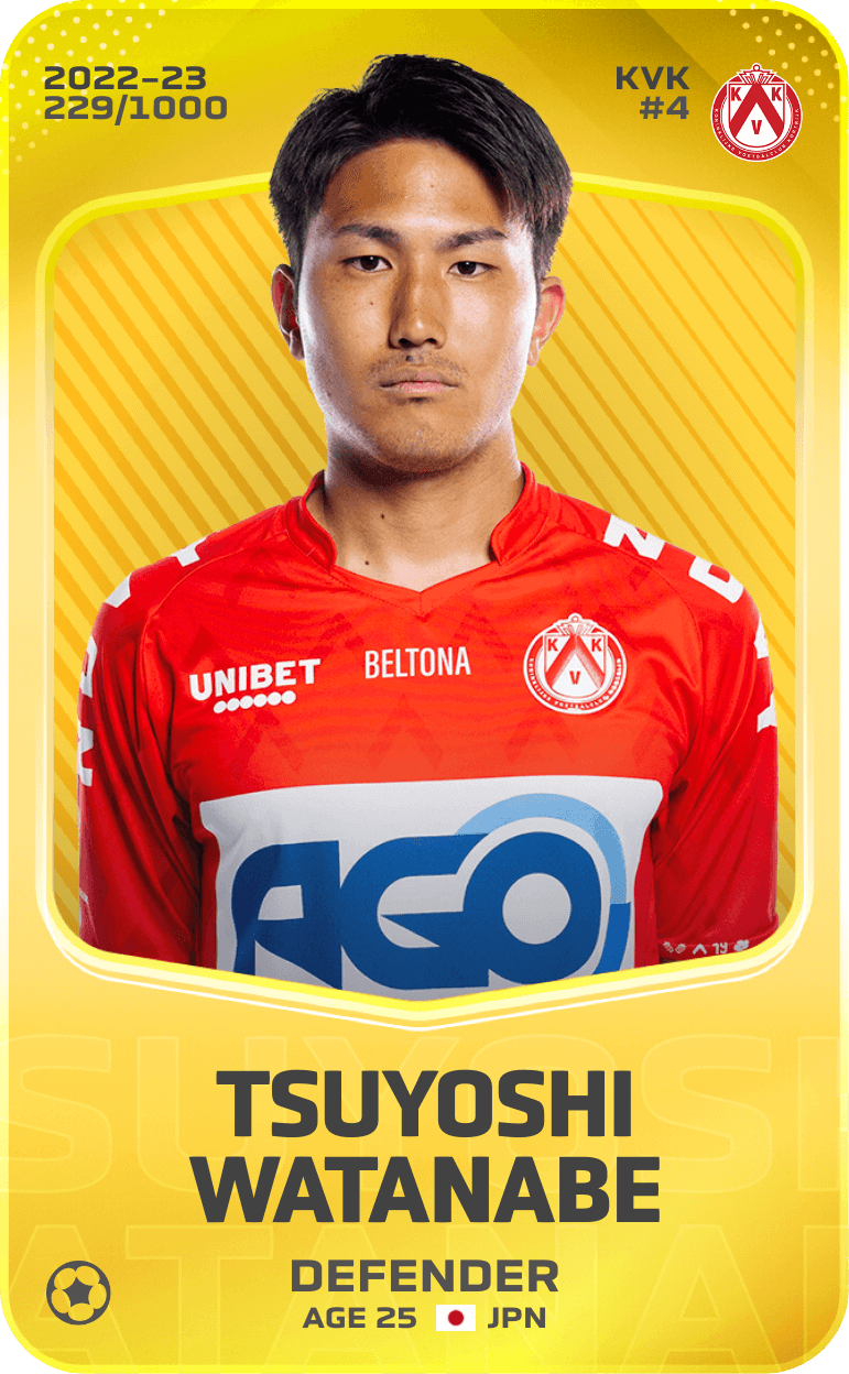 Tsuyoshi Watanabe 2022-23 • Limited 229/1000