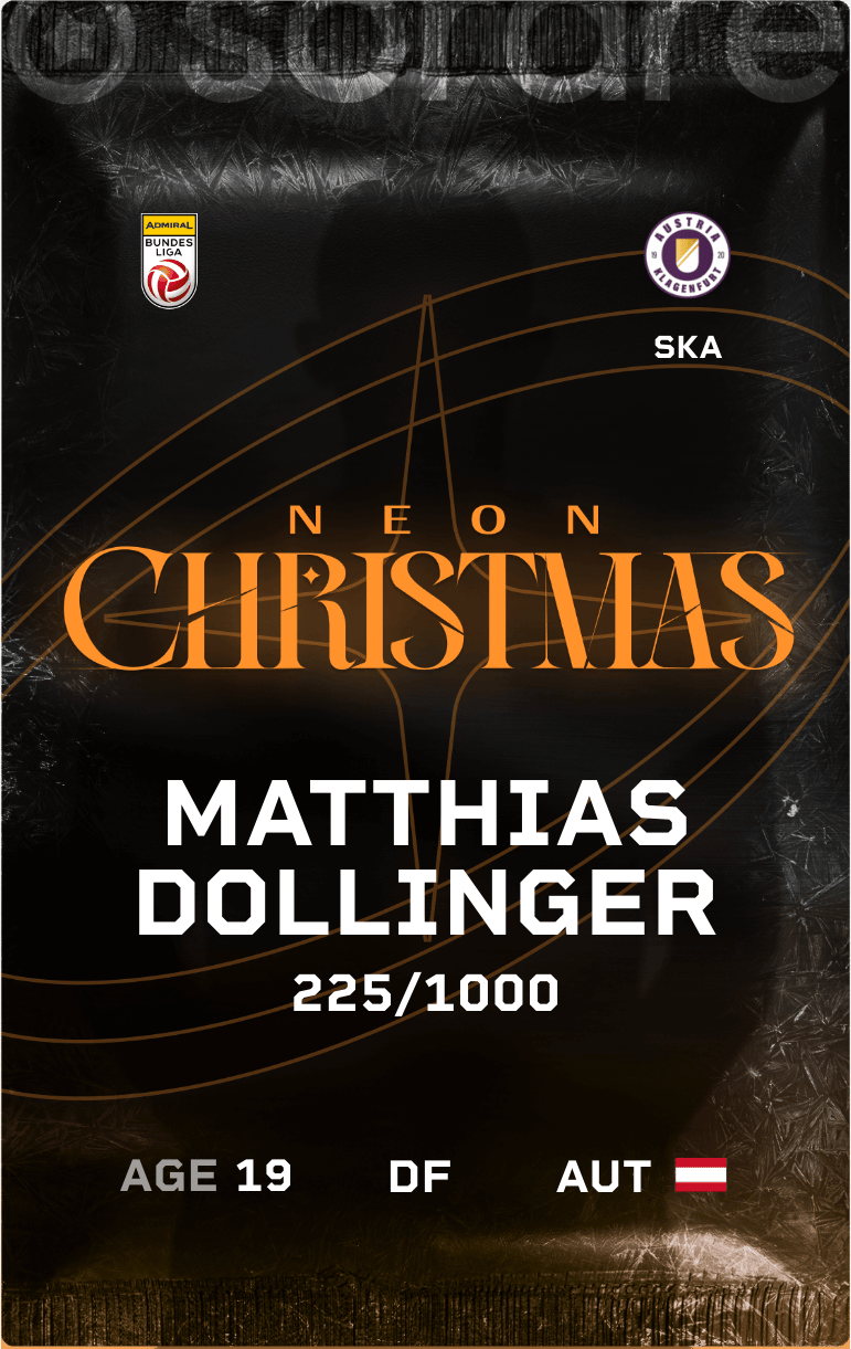 Matthias Dollinger 2024-25 • Limited 225/1000