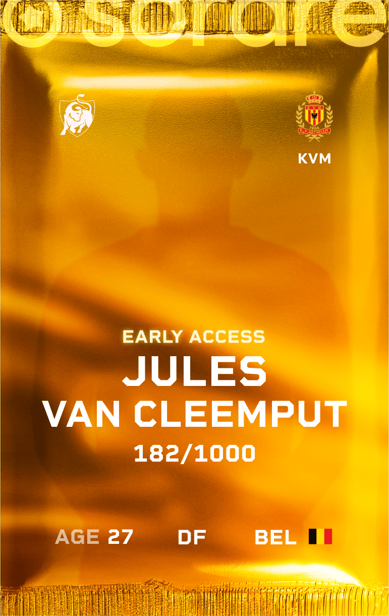 Jules Van Cleemput 2024-25 • Limited 182/1000