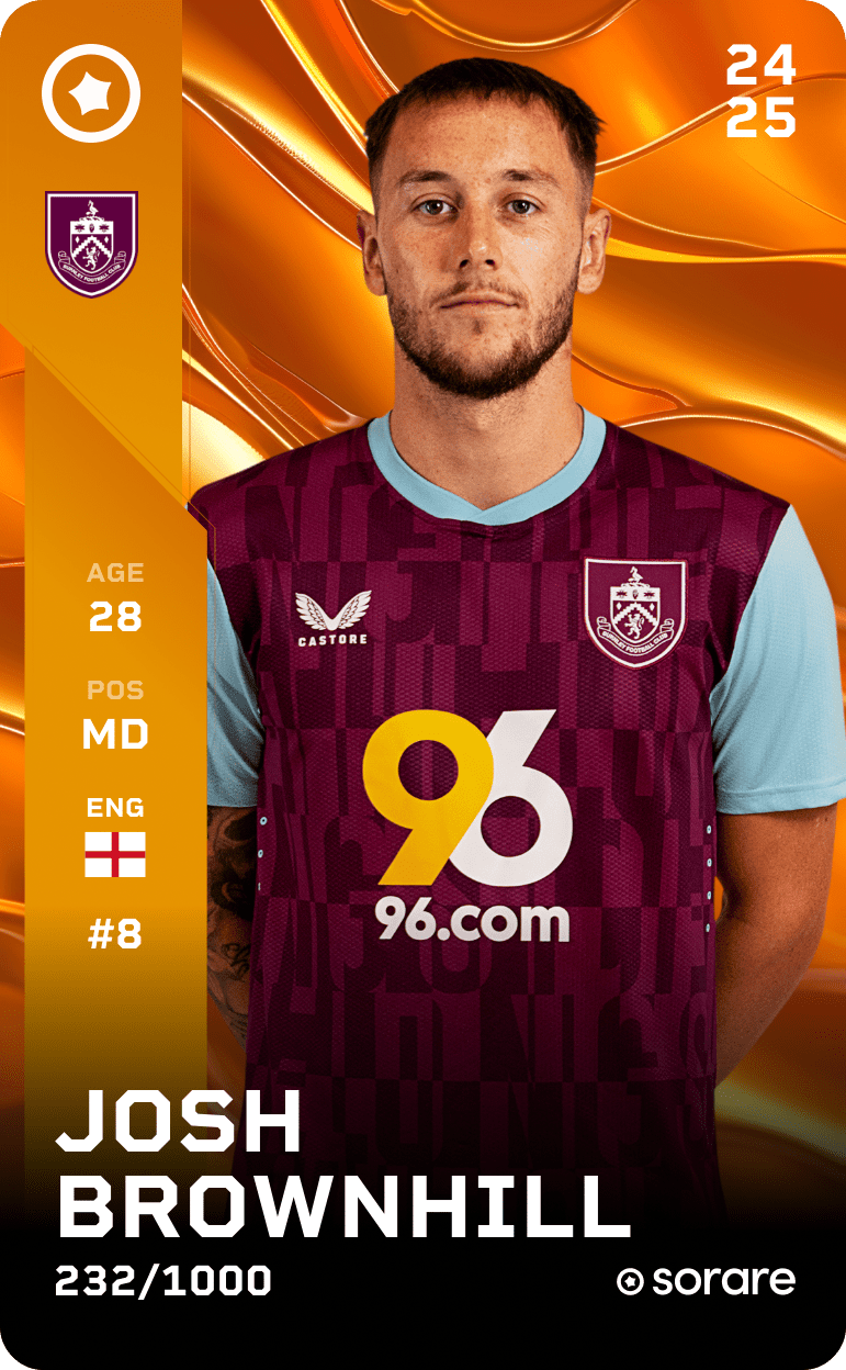 Josh Brownhill 2024-25 • Limited 232/1000